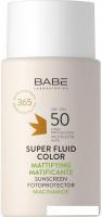Крем солнцезащитный Laboratorios BABE Super Fluid Color Mattifyng Sunscreen SPF50 (50 мл)
