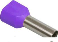 Гильза для кабеля IEK UTE10-D3-2-100 (100 шт, фиолетовый)