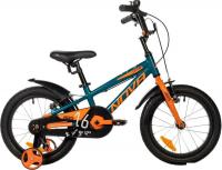 Детский велосипед Novatrack Extreme 16 2025 167AEXTREMEV.TQ5 (бирюзовый)