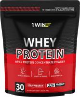 Протеин сывороточный (концентрат) 1WIN Whey Protein (клубника, 900г)