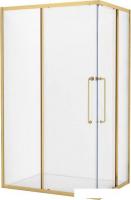 Душевой уголок Cezares RELAX-304-AH-2-120/90-C-BORO (брашированное золото)