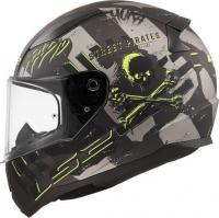 Мотошлем LS2 FF353 Rapid 2 Pirates (XXL, серый матовый)