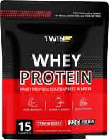 Протеин сывороточный (концентрат) 1WIN Whey Protein (клубника, 450г)