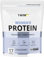 Протеин сывороточный (изолят) 1WIN Женский (шоколад/голубика, 425г)