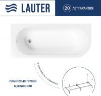 Ванна Lauter Monaco 170x72.5 2113170L (с каркасом)