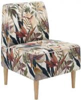 Интерьерное кресло Mio Tesoro Одос Принт (тропики/микровелюр)