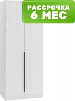 Шкаф распашной Soma Lord Black 80x200 (белый)