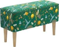 Банкетка MONOFIX Одос Принт (лимон зеленый/микровелюр)