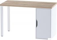 Офисный стол Mebelain Ингар 1/DV/T (дуб беленый/белый)