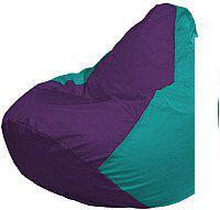 Кресло-мешок Flagman Груша Мега XXXL Г3.1-75 (фиолетовый/бирюзовый)