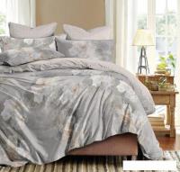 Постельное белье Реноме Евро Темно-синяя кол. New. Простыня на резинке 160x200 St-2557 (сатин)