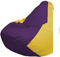 Кресло-мешок Flagman Груша Мега XXXL Г3.1-35 (фиолетовый/желтый)