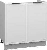 Шкаф напольный Arvento Корнелия Флок-плюс НШ80м (белый софт)