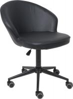 Офисное кресло AksHome Foxy (экокожа, черный/черный)