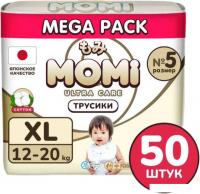 Трусики-подгузники Momi Ultra Care Mega pack XL 12-20кг (50шт)