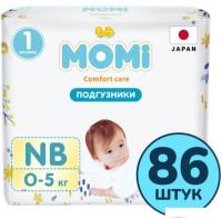 Трусики-подгузники Momi Comfort Care NB 0-5кг (86шт)