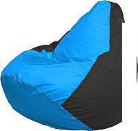 Кресло-мешок Flagman Груша Мега XXXL Г3.1-267 (голубой/черный)