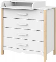 Детский комод Sweet Baby Maestro (белый/натуральный)