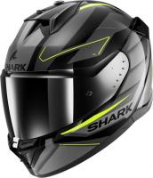 Мотошлем Shark D-Skwal 3 Sizler (р. XL, серый/черный/желтый)