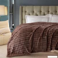 Плед Karven Фланель 1.5сп PL 011 SOLID BUBBLE v2/Dark Brown