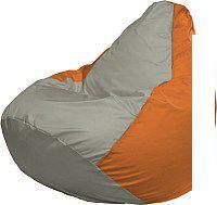 Кресло-мешок Flagman Груша Мега XXXL Г3.1-342 (серый/оранжевый)