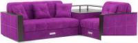 Угловой диван Мебель-АРС Прага (фиолетовый)