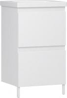 Belux Тумба под умывальник Эридан Н 50-02 (1, белый глянцевый)