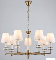 Подвесная люстра Ambrella LH71023/7 BS/WH (латунь/белый)