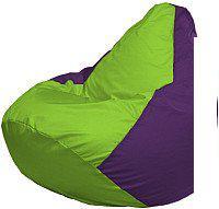 Кресло-мешок Flagman Груша Мега XXXL Г3.1-155 (салатовый/фиолетовый)