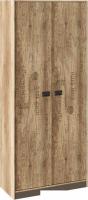 Шкаф распашной Трия Пилигрим ТД-276.07.22 (дуб каньон светлый/серый)