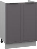 Шкаф напольный Arvento Корнелия Флок-плюс НШ60м (графит софт)