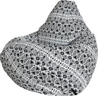 Кресло-мешок Flagman Груша Макси XXL Г2.8-10 (белый/черный)