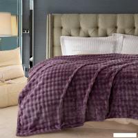 Плед Karven Фланель 1.5сп PL 011 SOLID BUBBLE v1/Purple