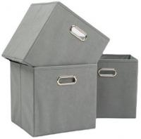 Набор коробок для хранения Home One 385555 (3шт, серый)