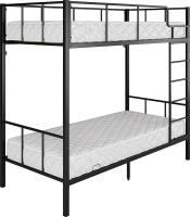 Двухъярусная кровать Князев Мебель Дебора 1 ДБ1.90.200.Ч (черный муар)