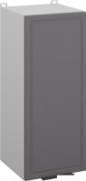 Шкаф навесной Arvento Корнелия Флок-плюс ВШ30 (графит софт)