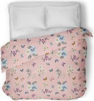 Постельное белье Samsara Home Бабочки на розовом Евро Сат220ПоЦ-7