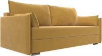 Диван Лига диванов Сайгон 348 (микровельвет желтый)