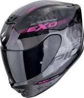 Мотошлем Scorpion Exo Exo-391 Ava (р.S, черный/розовый/серебристый)