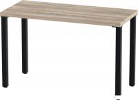 Офисный стол Mebelain Ингар 1/TT (дуб беленый/черный)