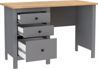 Офисный стол Mio Tesoro Сага 120x56 2.08.06.160.15 (серый/ясень)
