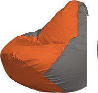 Кресло-мешок Flagman Груша Мега XXXL Г3.1-214 (оранжевый/серый)