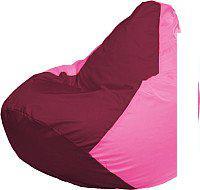 Кресло-мешок Flagman Груша Мега XXXL Г3.1-306 (бордовый/розовый)