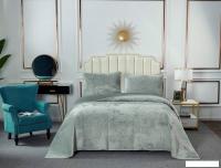 Набор текстиля для спальни Sofi De MarkO Патрисия 240x260 Пок-П-240х260и1 (изумруд 1)