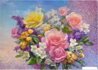 Картина по номерам Остров Сокровищ Букет 663288