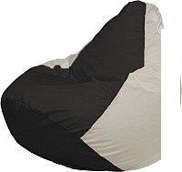 Кресло-мешок Flagman Груша Мега XXXL Г3.1-392 (черный/белый)