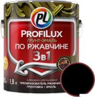Грунт-эмаль Profilux По ржавчине 3в1 (1.9 кг, черный)