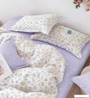 Постельное белье Реноме Евро Темно-синяя коллекция ПП 7437 (сатин)