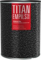Эмаль Titan Empils Ореол Алкидно-стирольная с молотковым эффектом 4605365083406 2.5 кг (черный)
