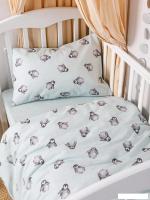 Постельное белье Ночь Нежна Пингви Стандарт 1.5сп 50x70 5000114-1+510920-2